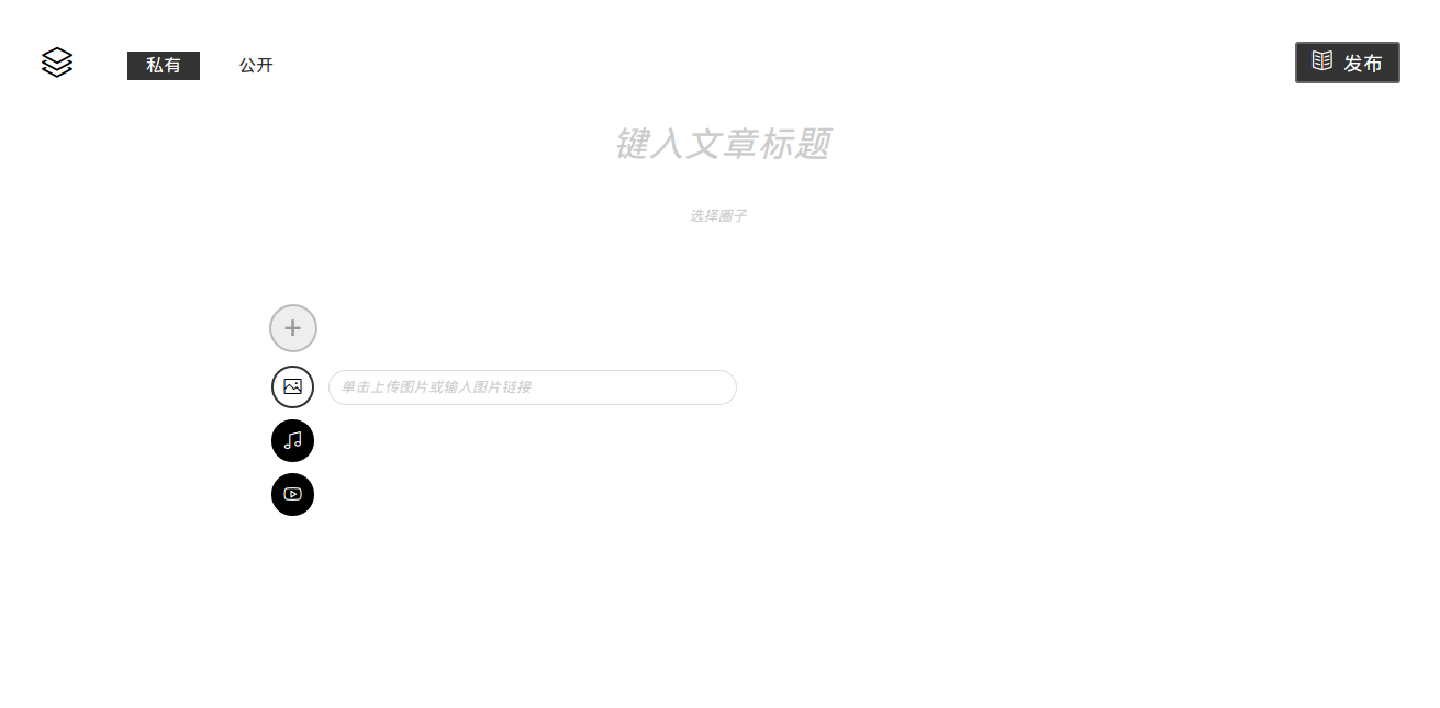 文章撰写视图，初始化