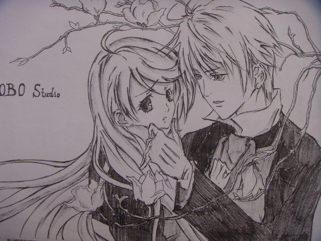 送给高中好友的画